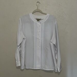The hill archer womens white Blouse 18w